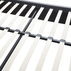 Madison 5' Ottoman Bed - Grey Velvet Fabric