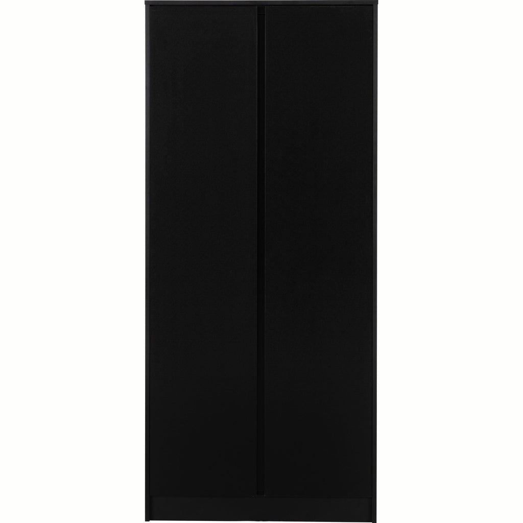 Malvern 2 Door Wardrobe - Black