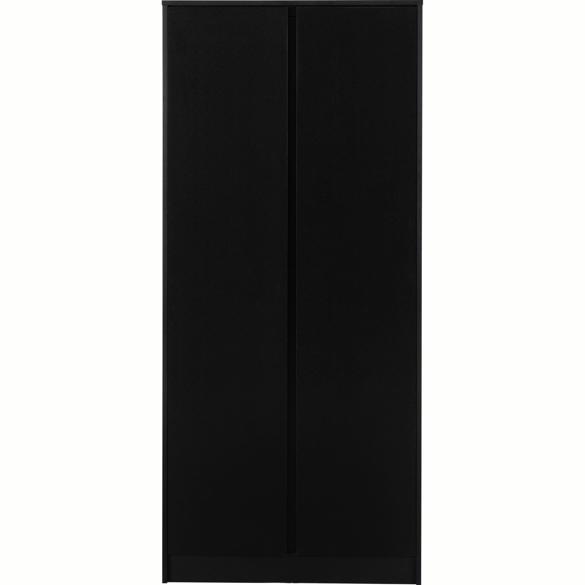 Malvern 2 Door Wardrobe - Black