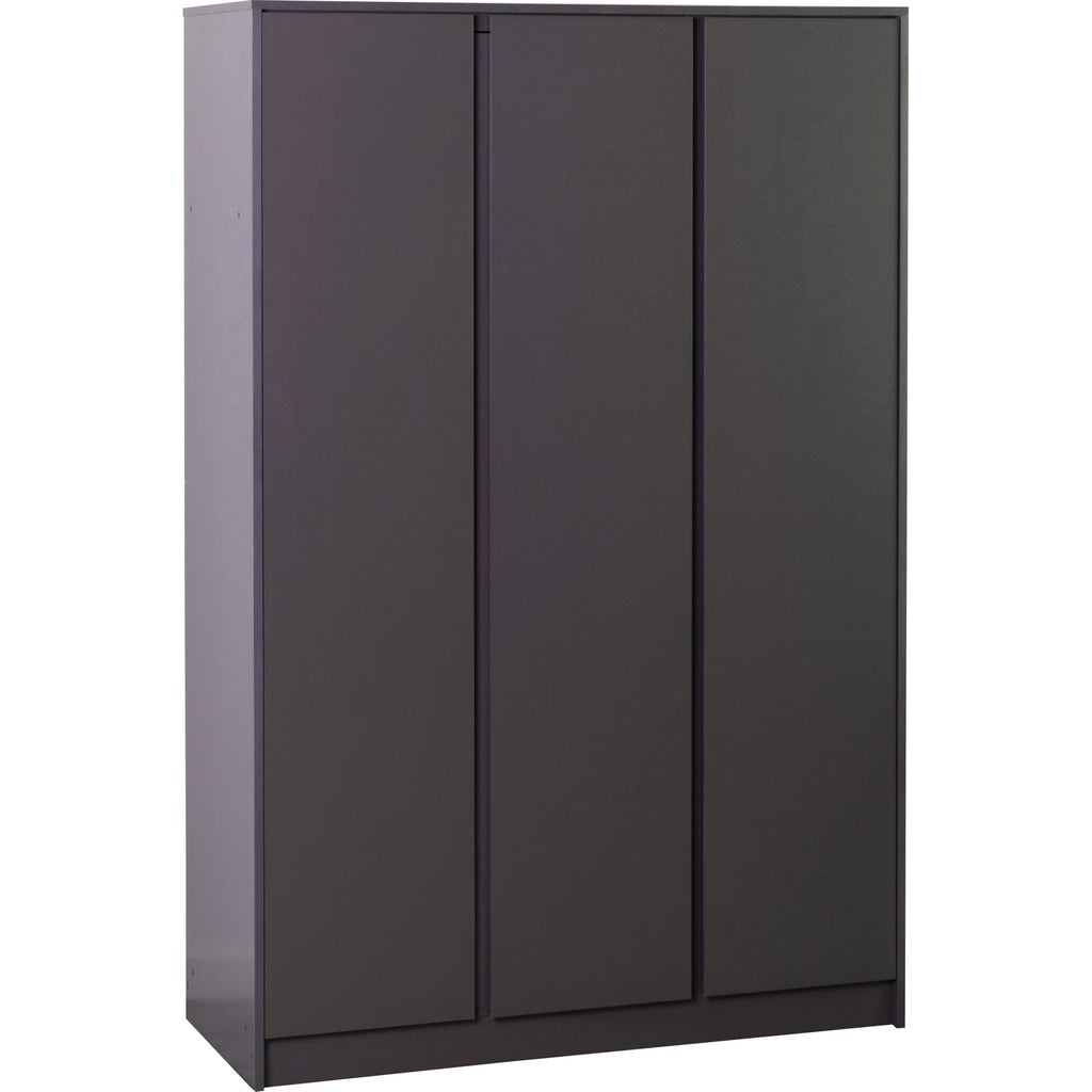 Malvern 3 Door Wardrobe - Grey
