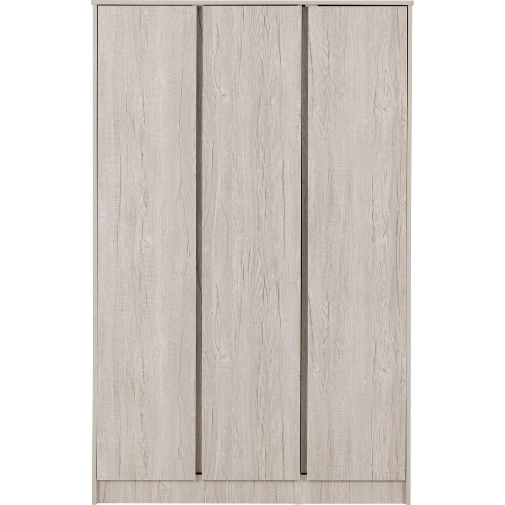 Malvern 3 Door Wardrobe - Urban Snow