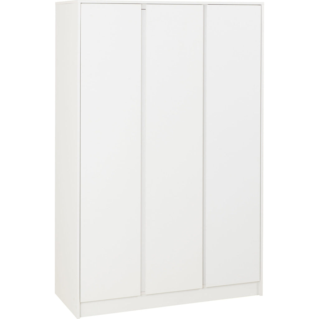 Malvern 3 Door Wardrobe - White
