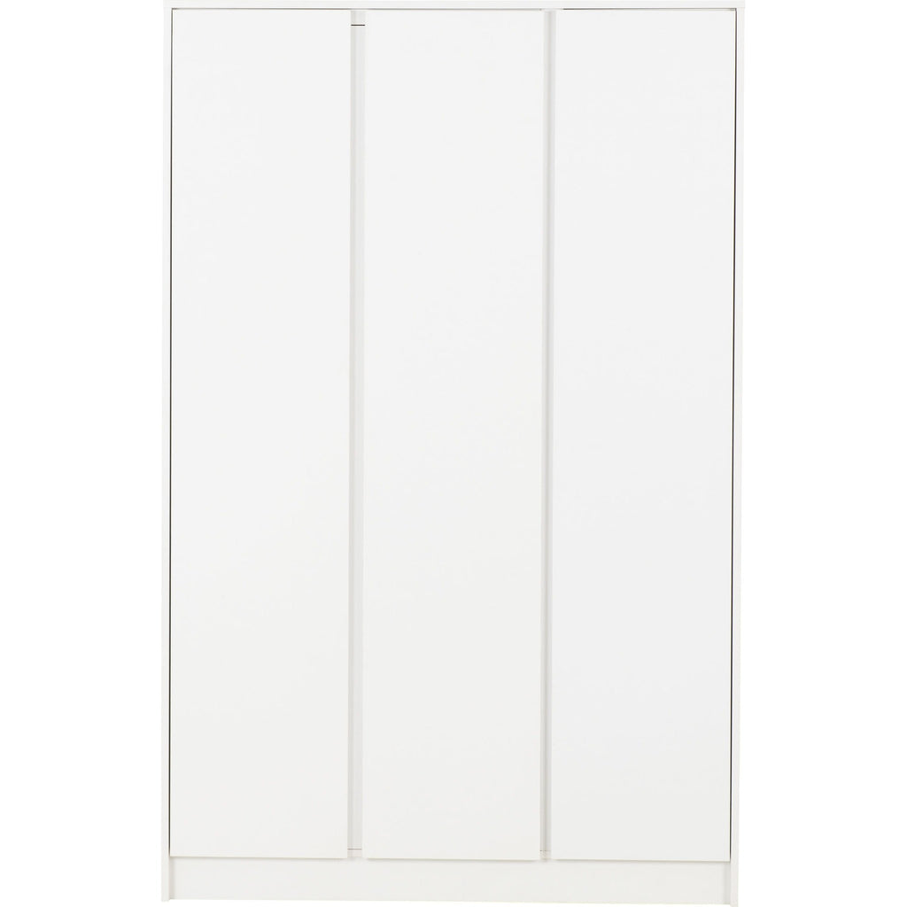 Malvern 3 Door Wardrobe - White