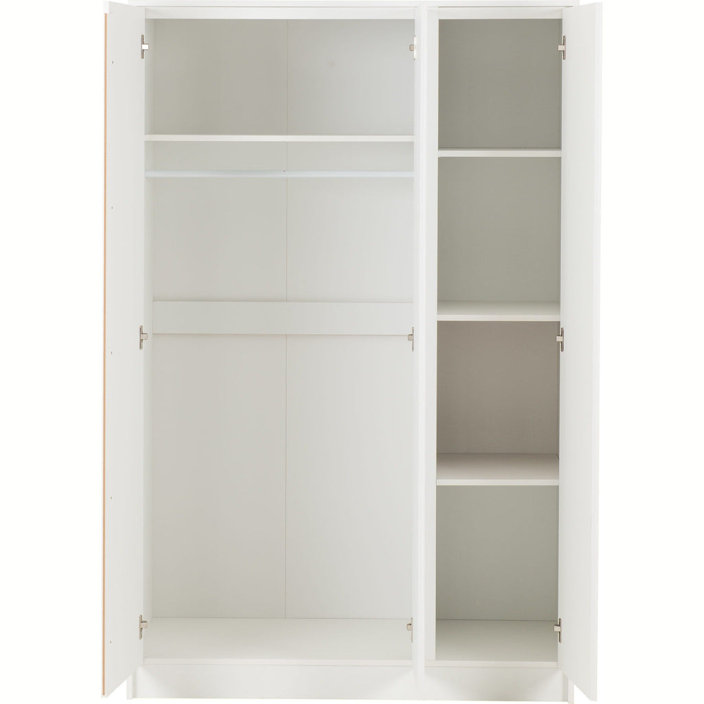 Malvern 3 Door Wardrobe - White