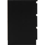 Malvern 3 Drawer Bedside - Black