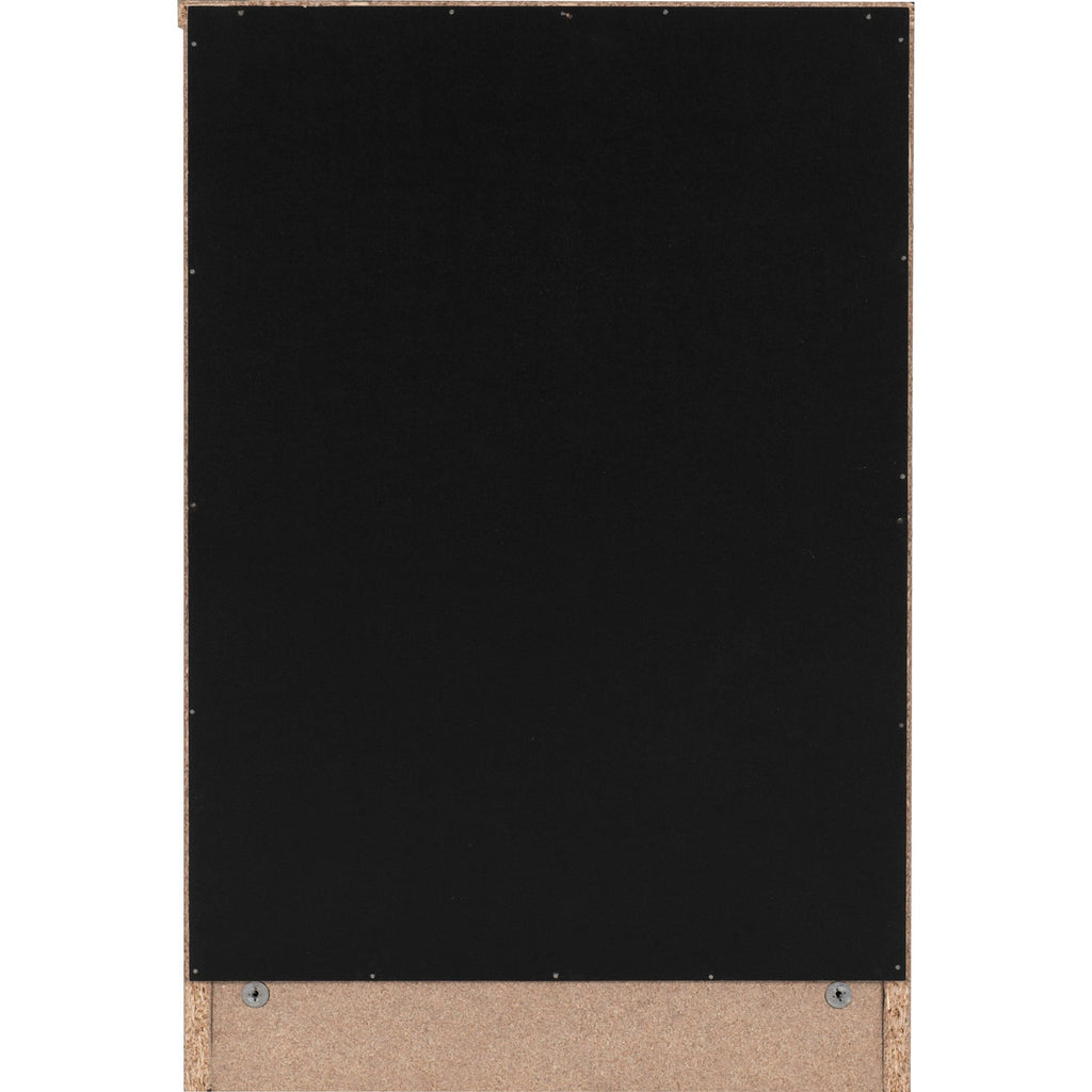 Malvern 3 Drawer Bedside - Black