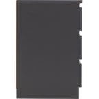 Malvern 3 Drawer Bedside X2 - Grey
