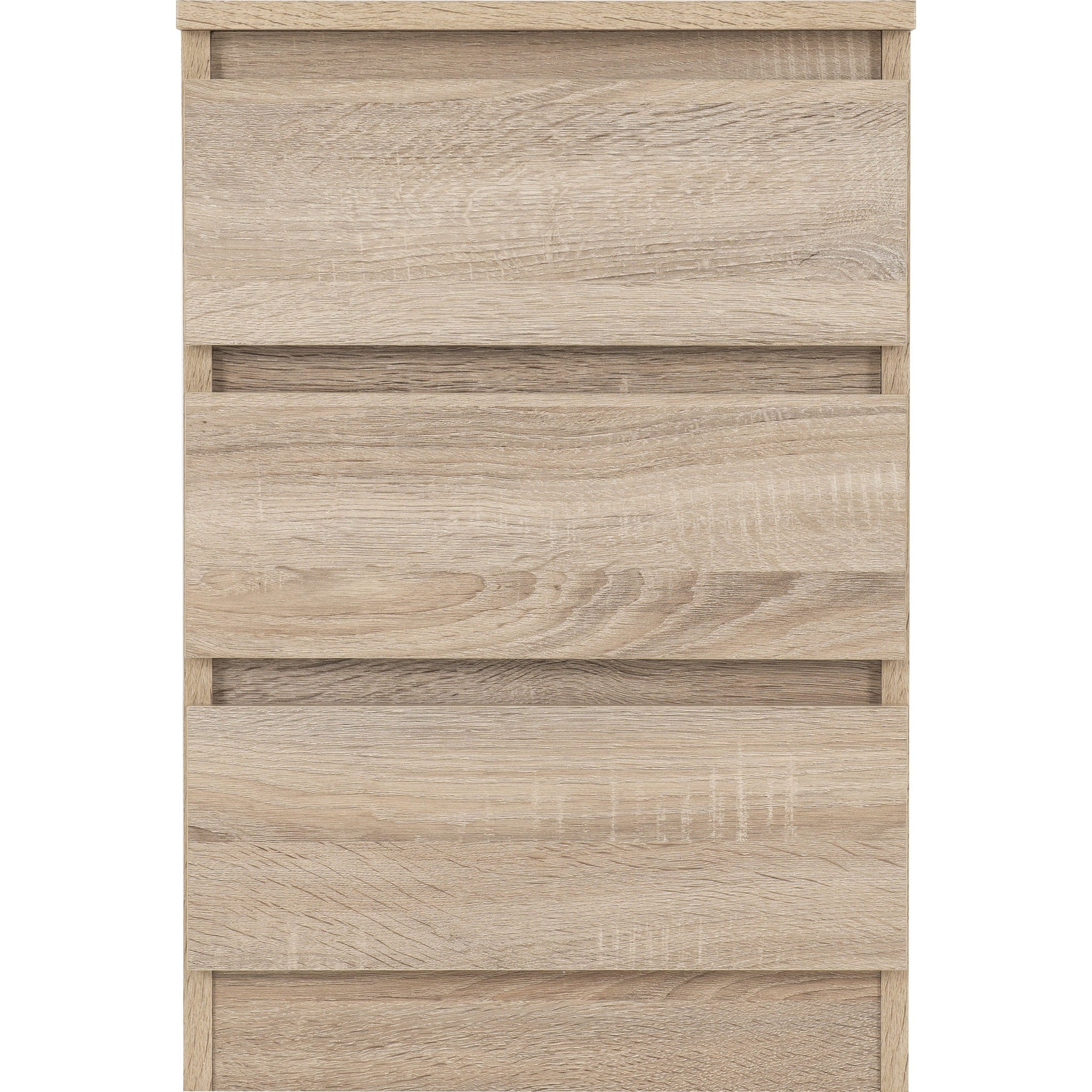 Malvern 3 Drawer Bedside X2 - Sonoma Oak Effect
