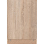 Malvern 3 Drawer Bedside - Sonoma Oak Effect