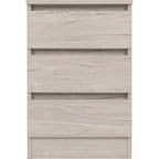 Malvern 3 Drawer Bedside - Urban Snow