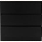Malvern 3 Drawer Chest - Black
