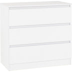 Malvern 3 Drawer Chest - White
