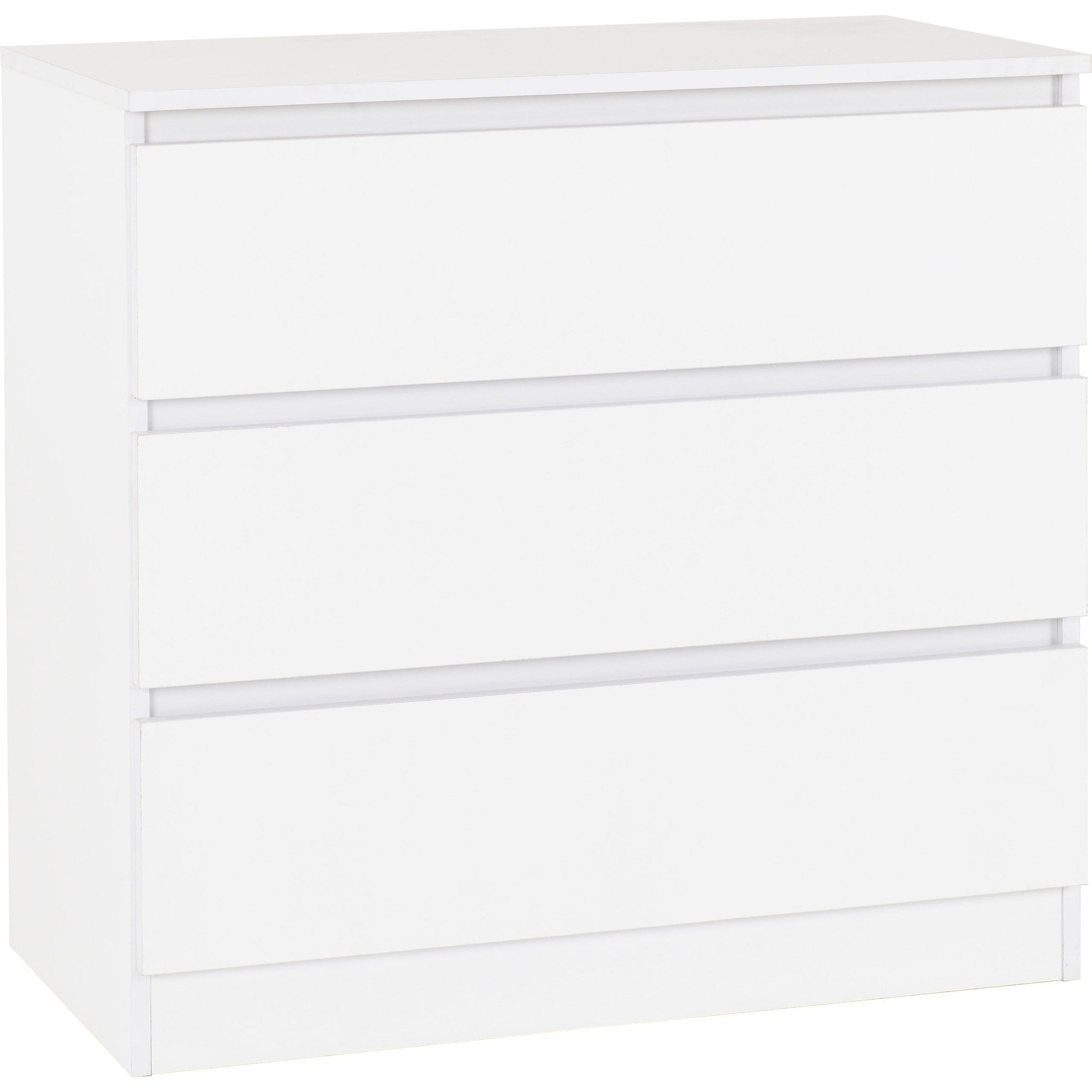 Malvern 3 Drawer Chest - White