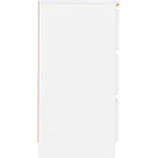 Malvern 3 Drawer Chest - White