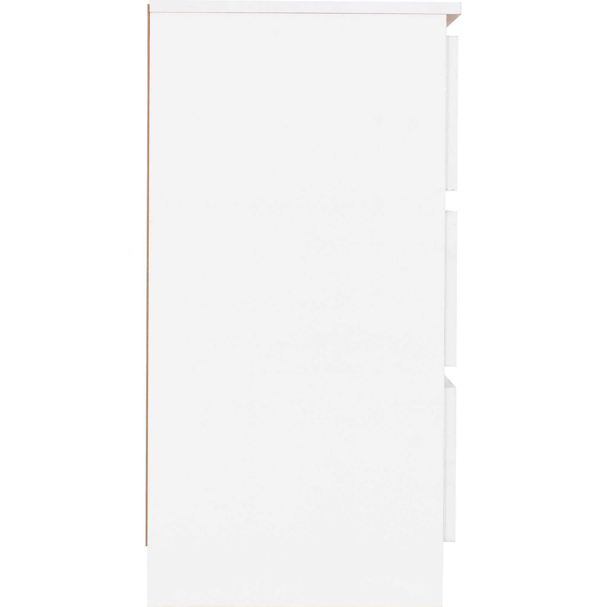 Malvern 3 Drawer Chest - White