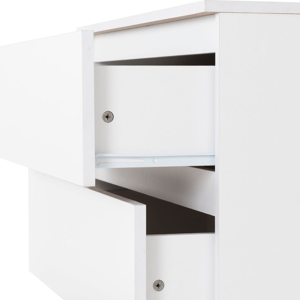 Malvern 3 Drawer Chest - White