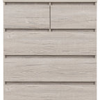 Malvern 3+2 Drawer Chest - Urban Snow