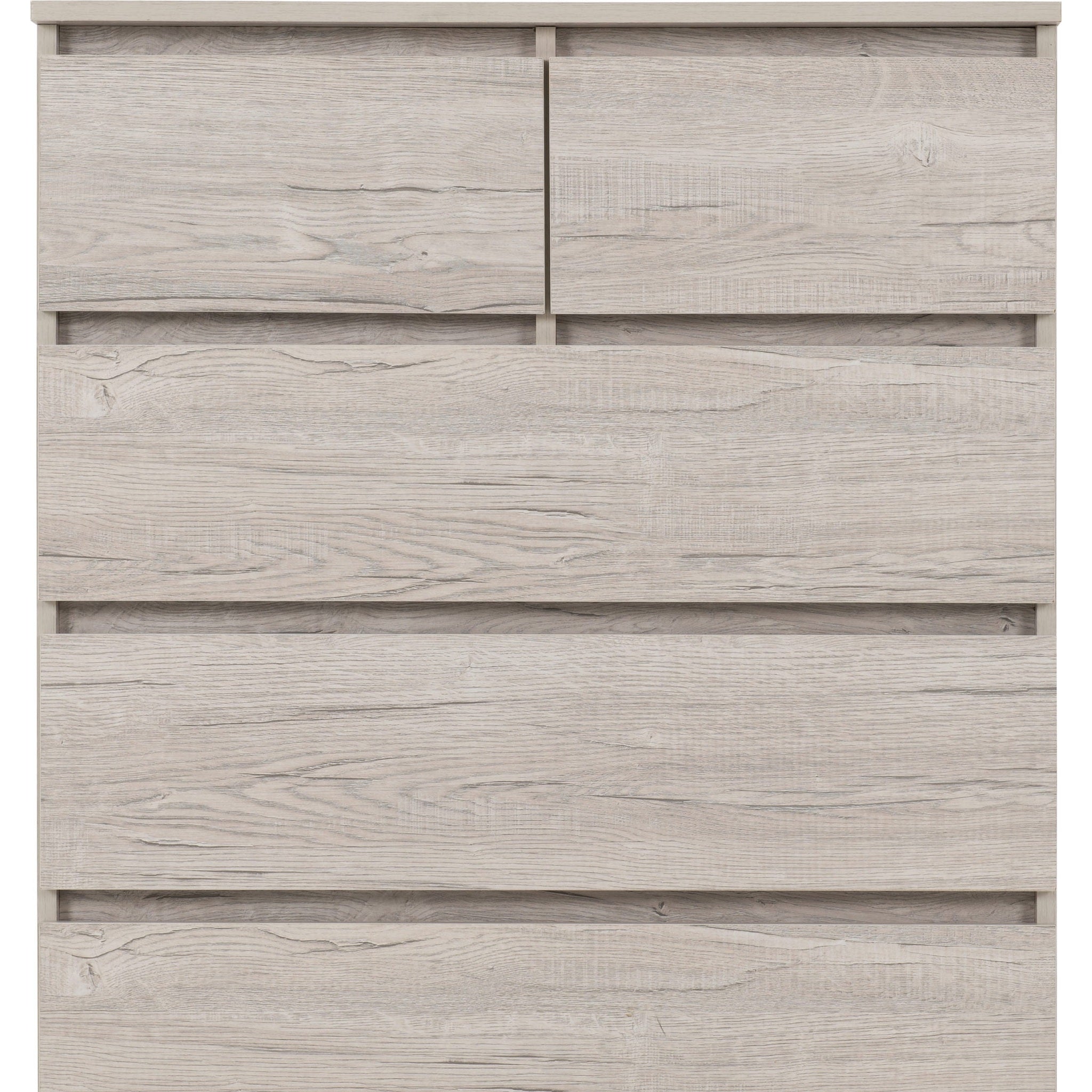 Malvern 3+2 Drawer Chest - Urban Snow