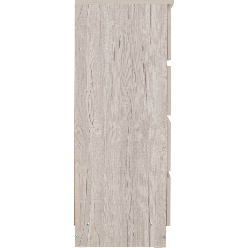 Malvern 3+2 Drawer Chest - Urban Snow