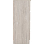Malvern 3+2 Drawer Chest - Urban Snow