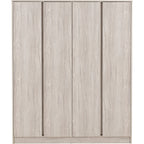 Malvern 4 Door Wardrobe - Urban Snow
