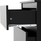 Malvern 4 Drawer Chest - Black