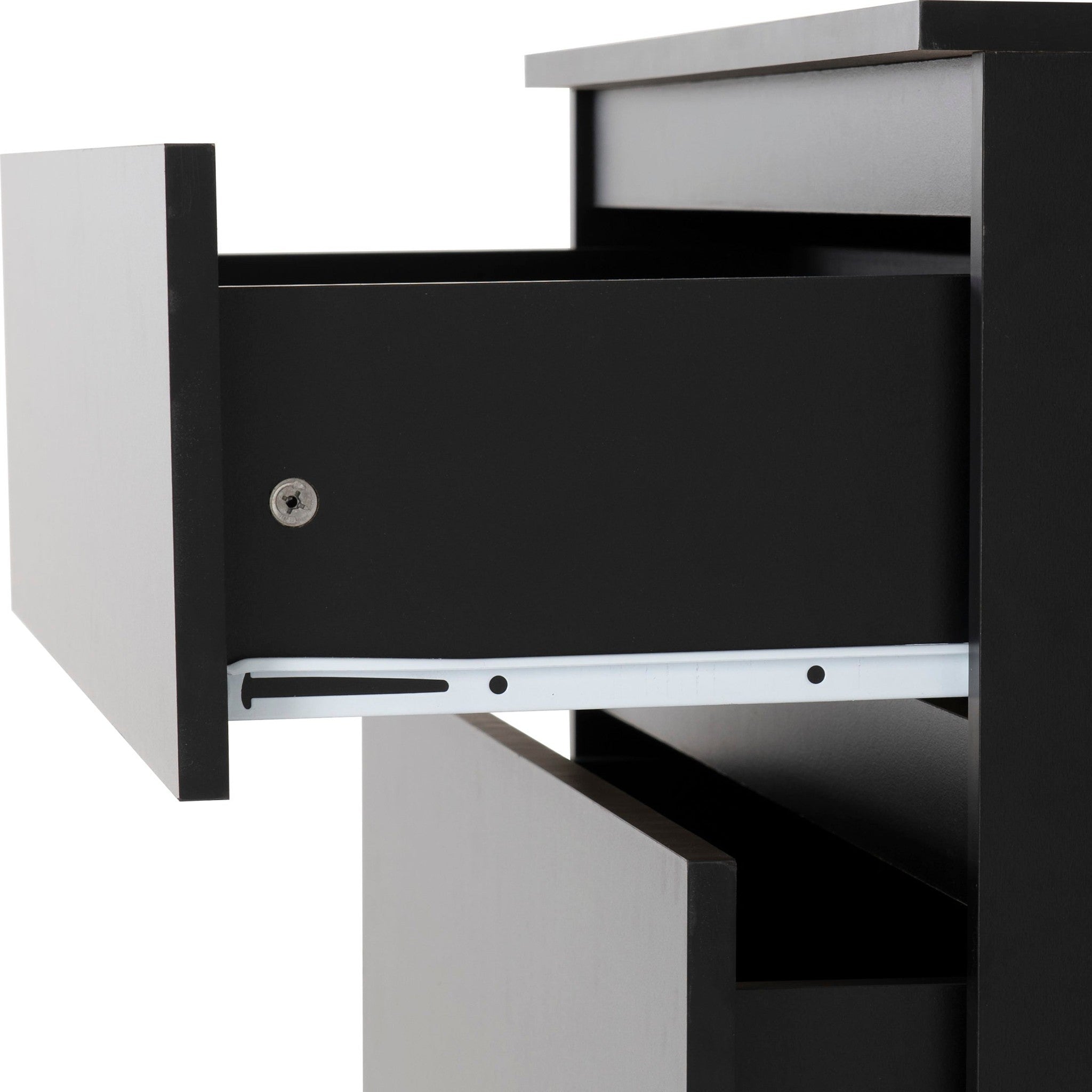 Malvern 4 Drawer Chest - Black