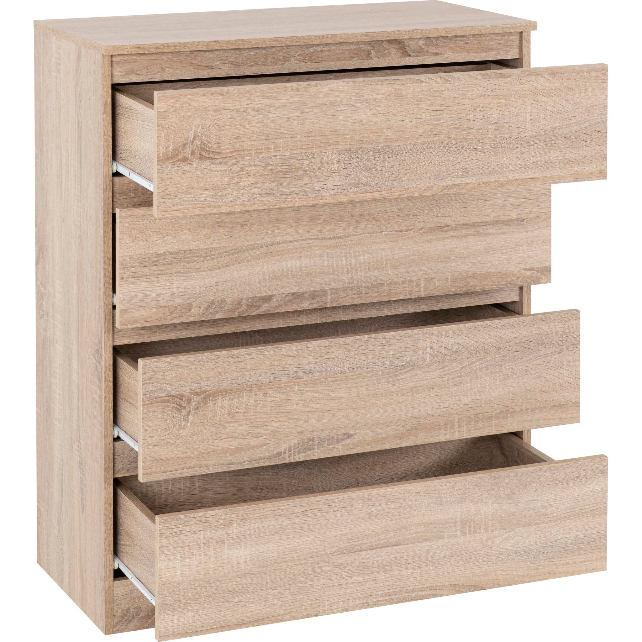 Malvern 4 Drawer Chest - Sonoma Oak Effect
