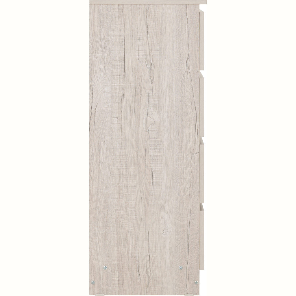 Malvern 4 Drawer Chest - Urban Snow