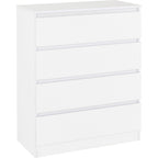 Malvern 4 Drawer Chest - White
