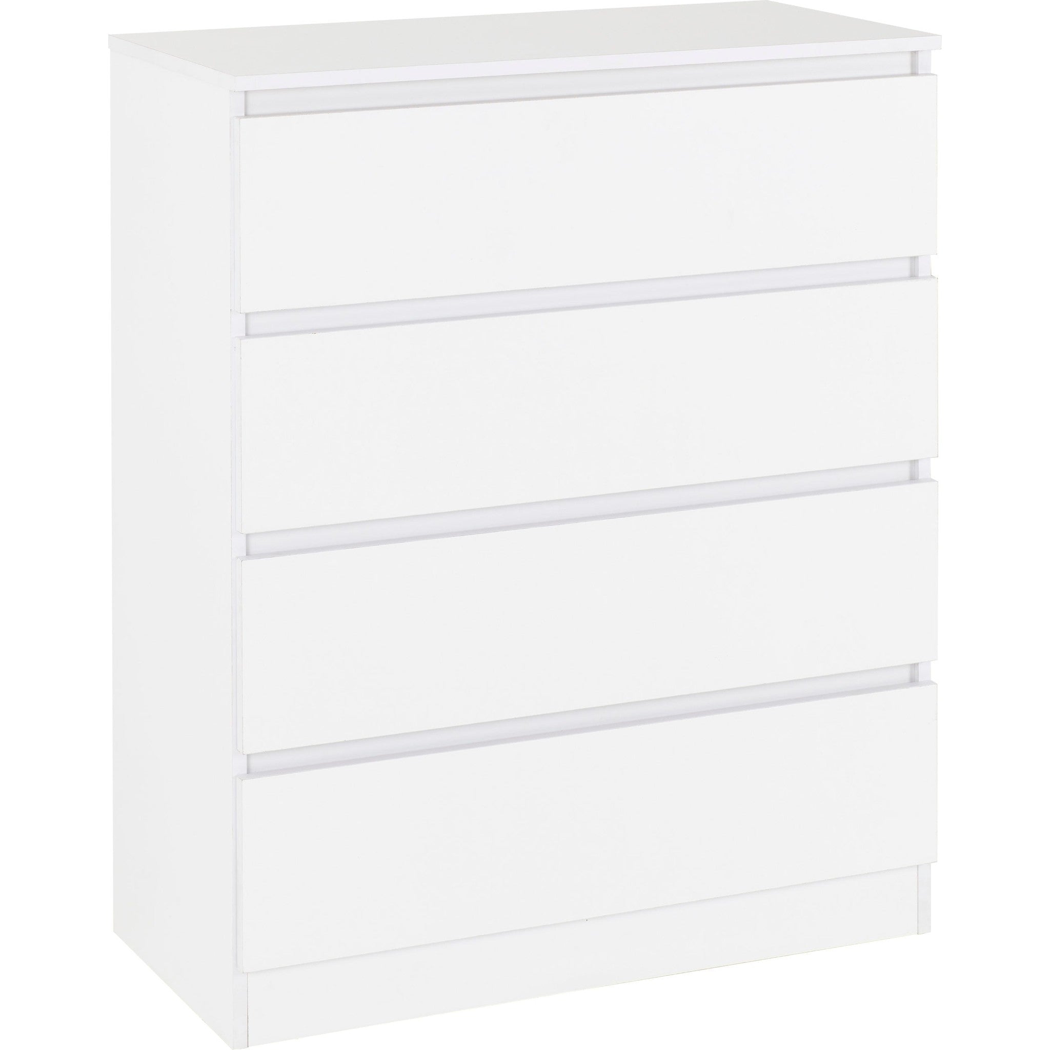 Malvern 4 Drawer Chest - White