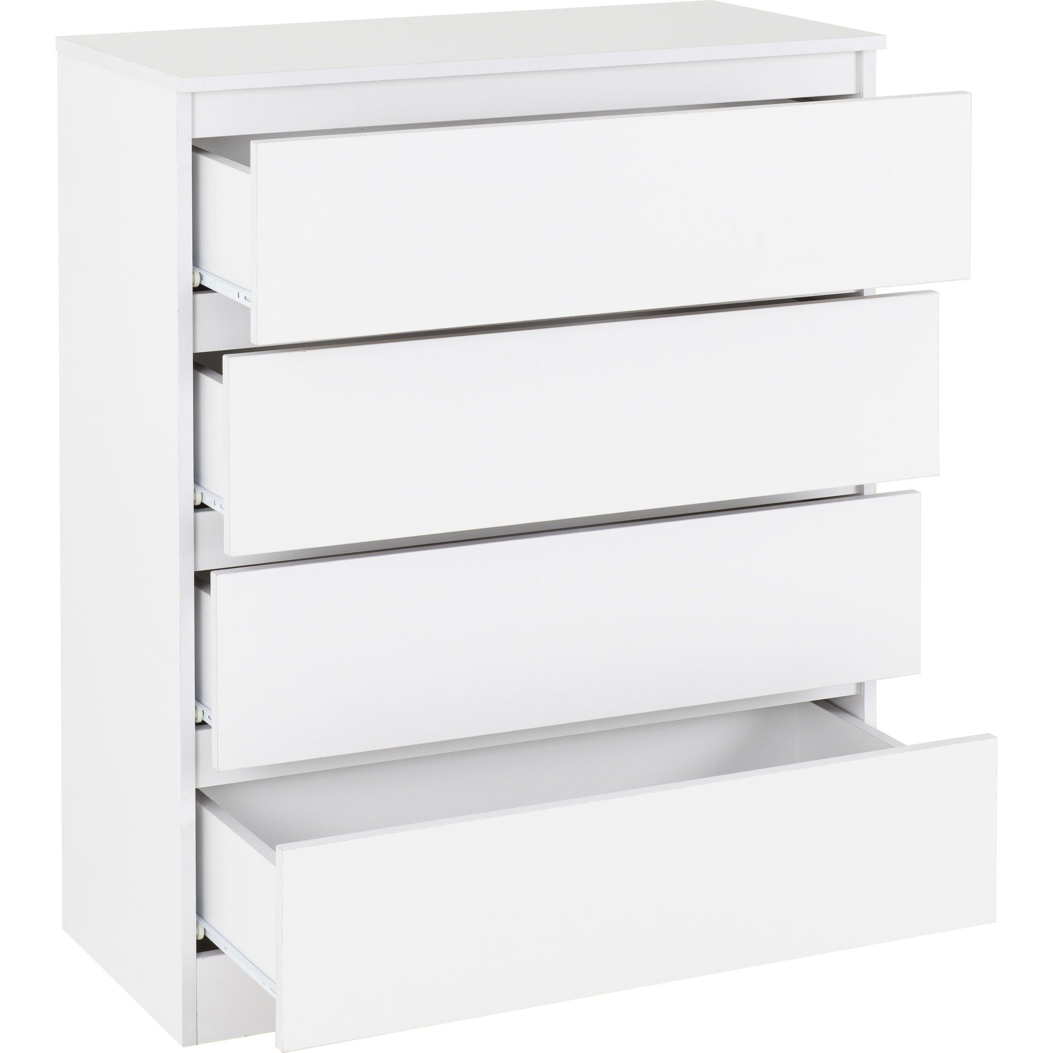 Malvern 4 Drawer Chest - White