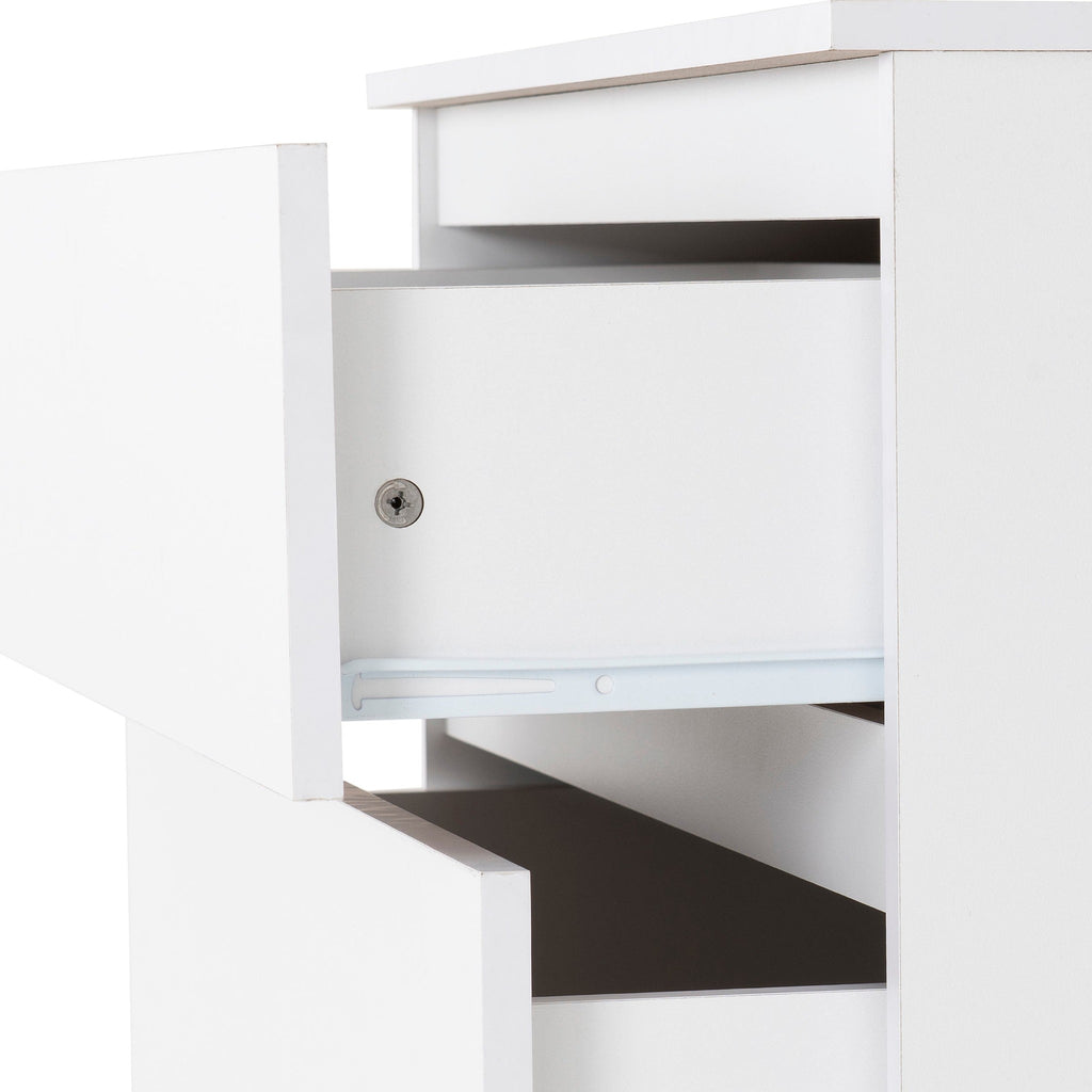 Malvern 4 Drawer Chest - White