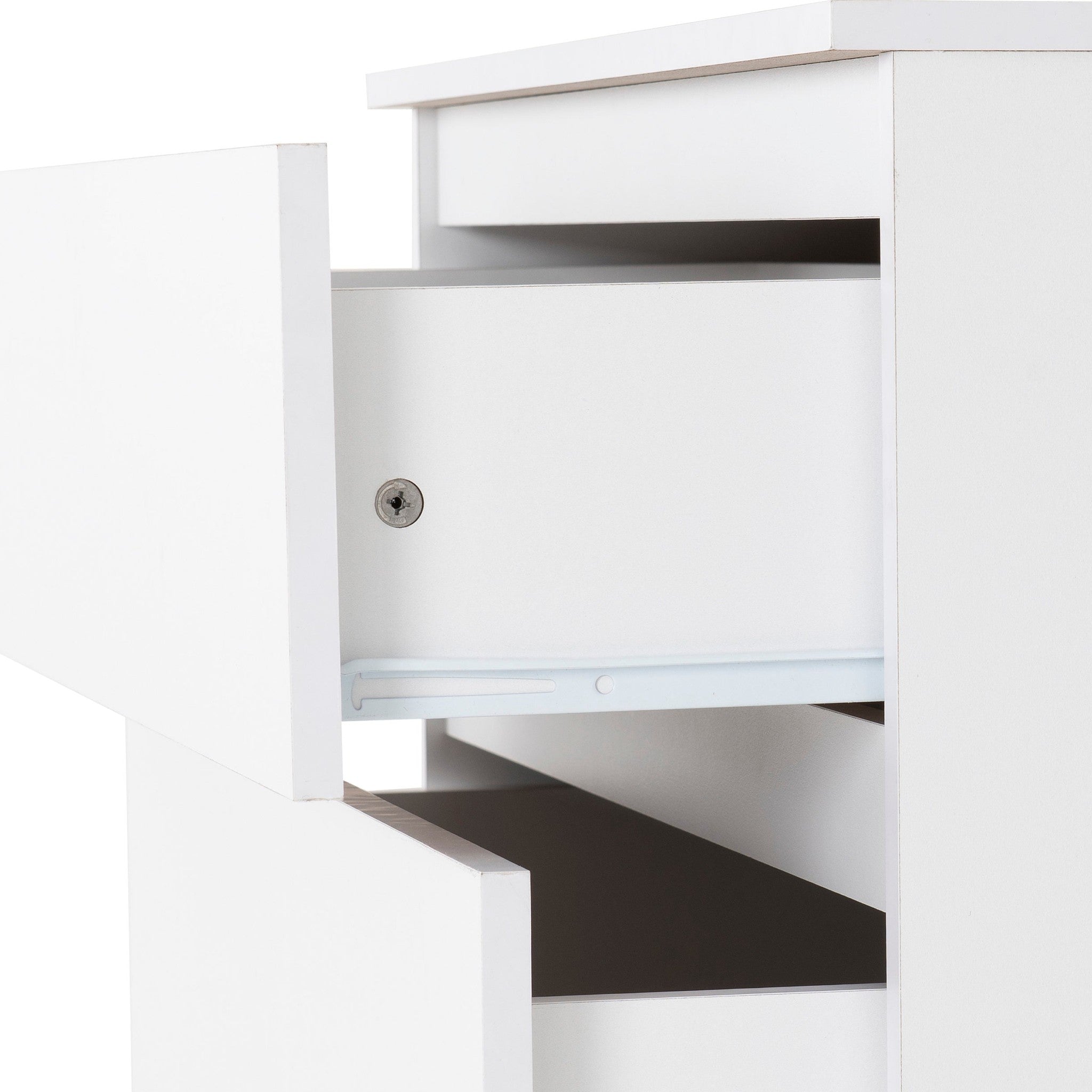 Malvern 4 Drawer Chest - White