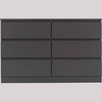 Malvern 6 Drawer Chest - Grey