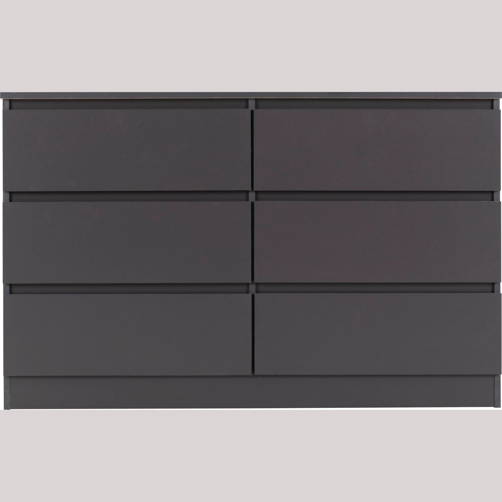 Malvern 6 Drawer Chest - Grey