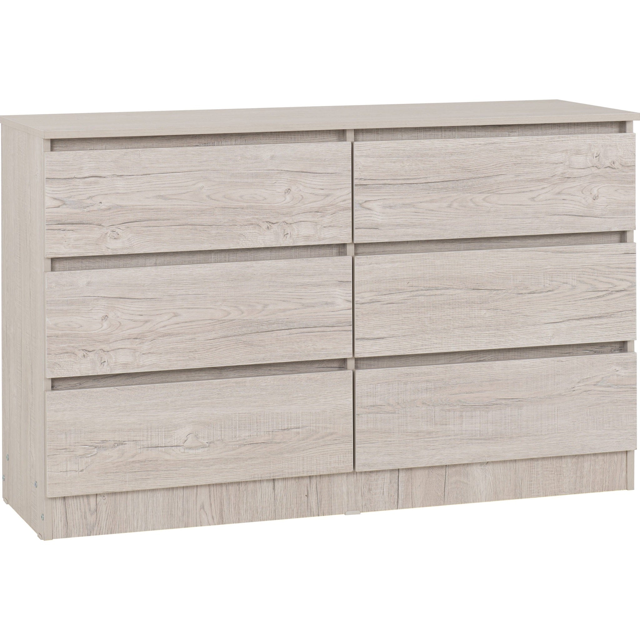 Malvern 6 Drawer Chest - Urban Snow