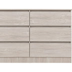 Malvern 6 Drawer Chest - Urban Snow