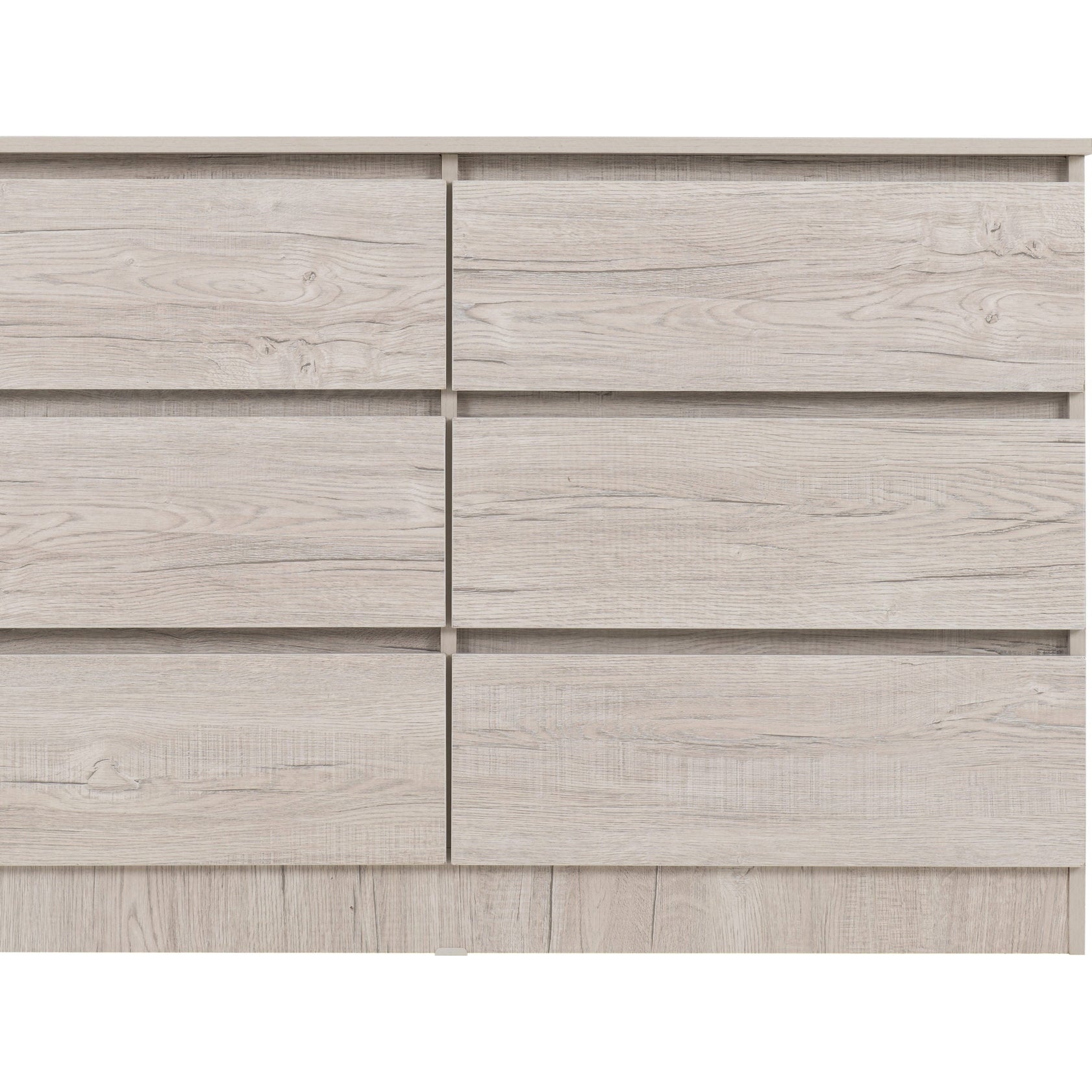 Malvern 6 Drawer Chest - Urban Snow