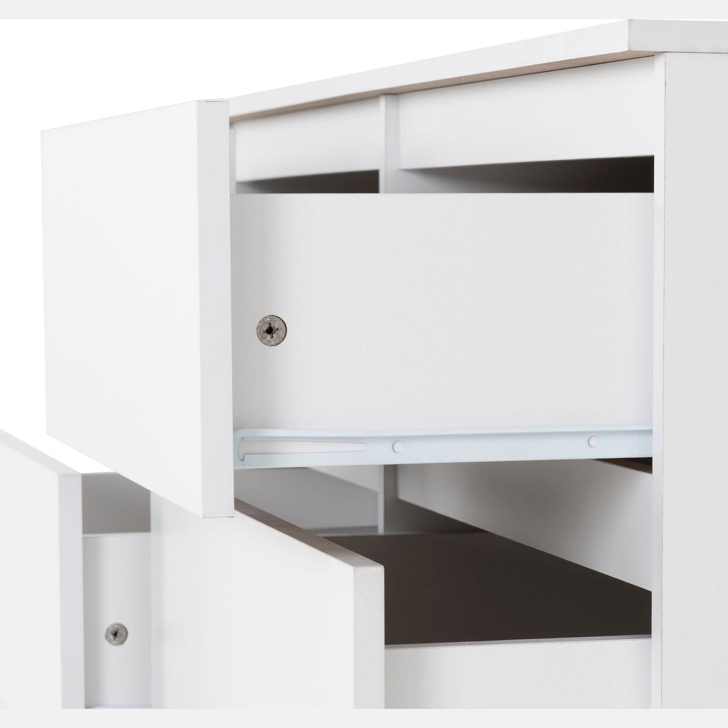 Malvern 6 Drawer Chest - White