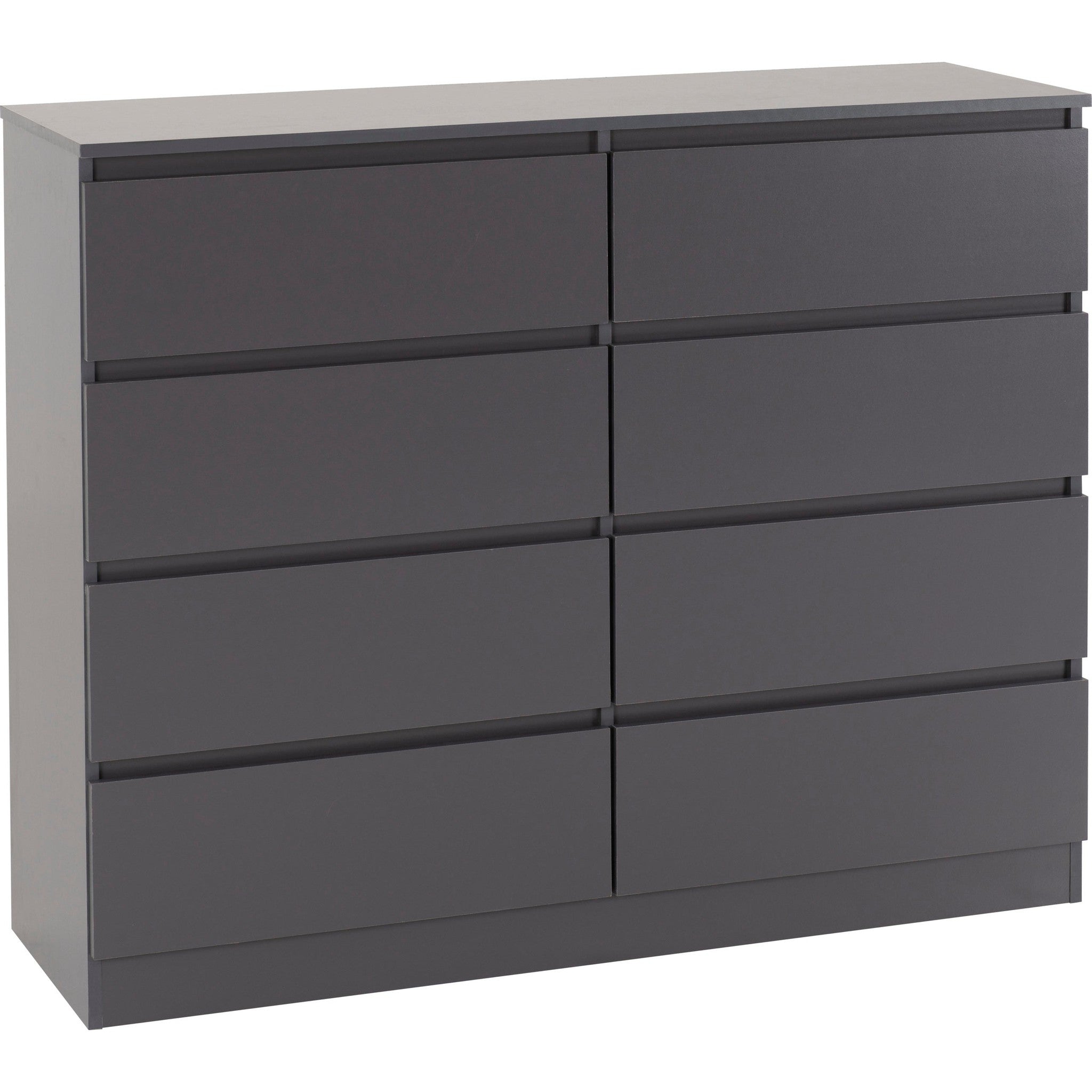 Malvern 8 Drawer Chest - Grey