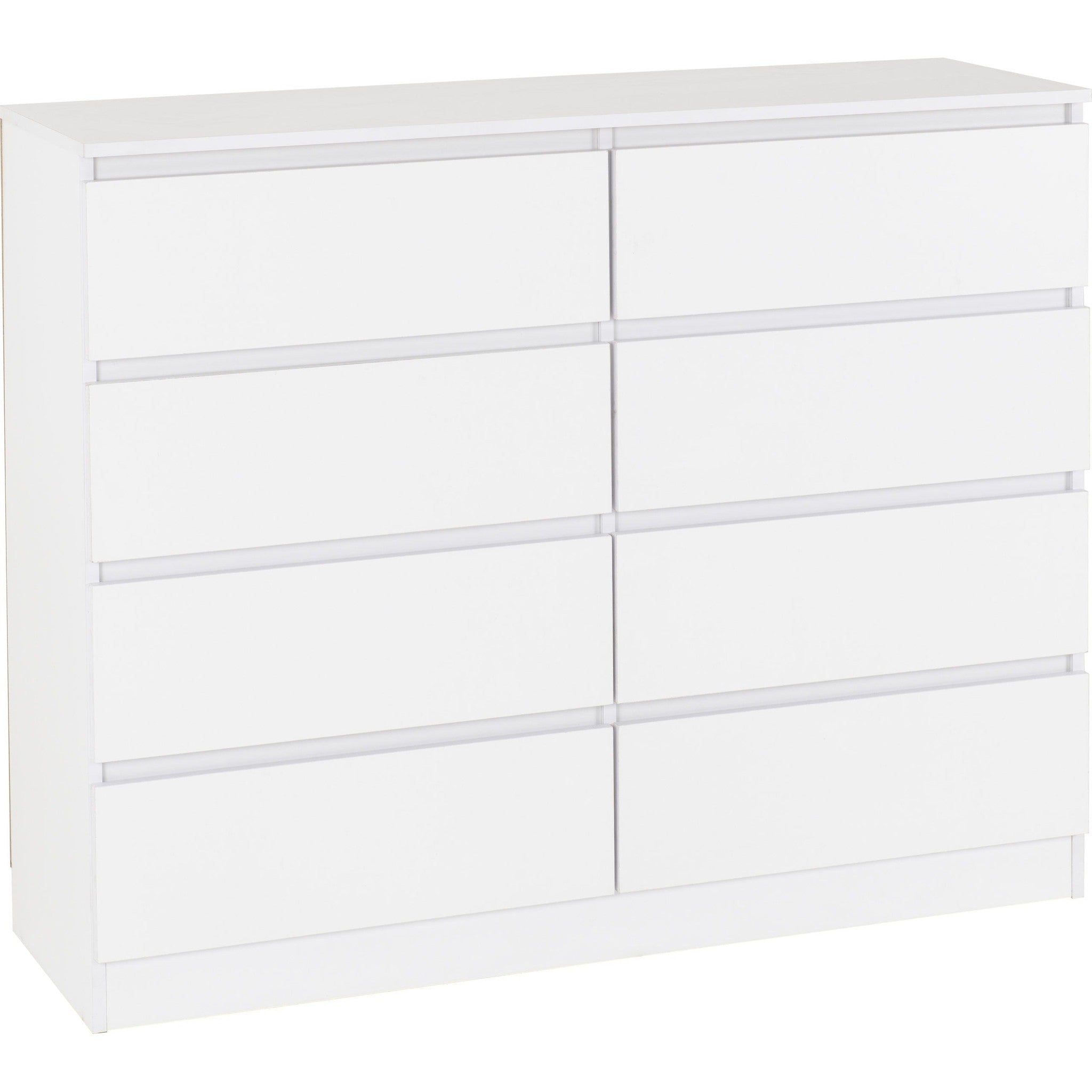 Malvern 8 Drawer Chest - White