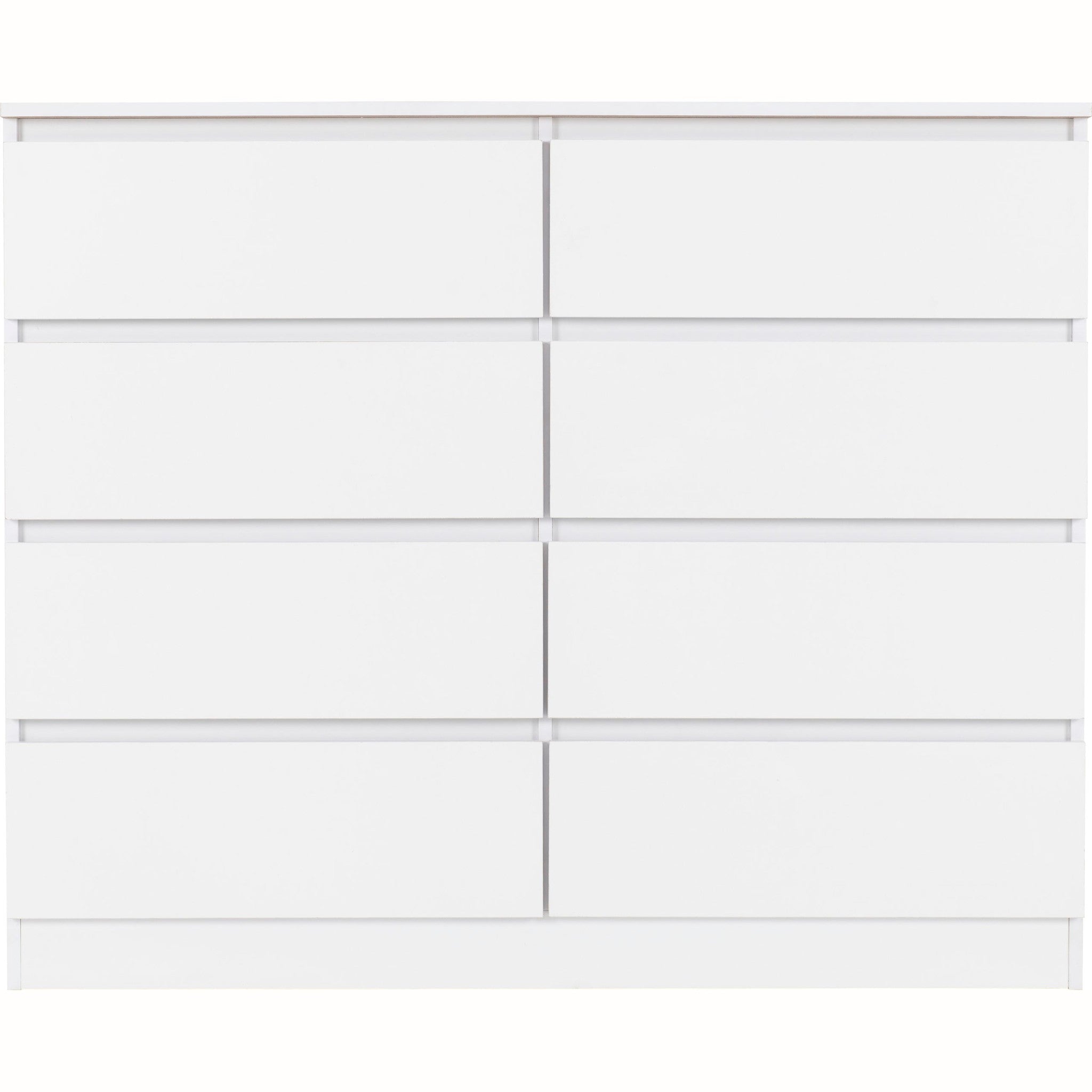 Malvern 8 Drawer Chest - White
