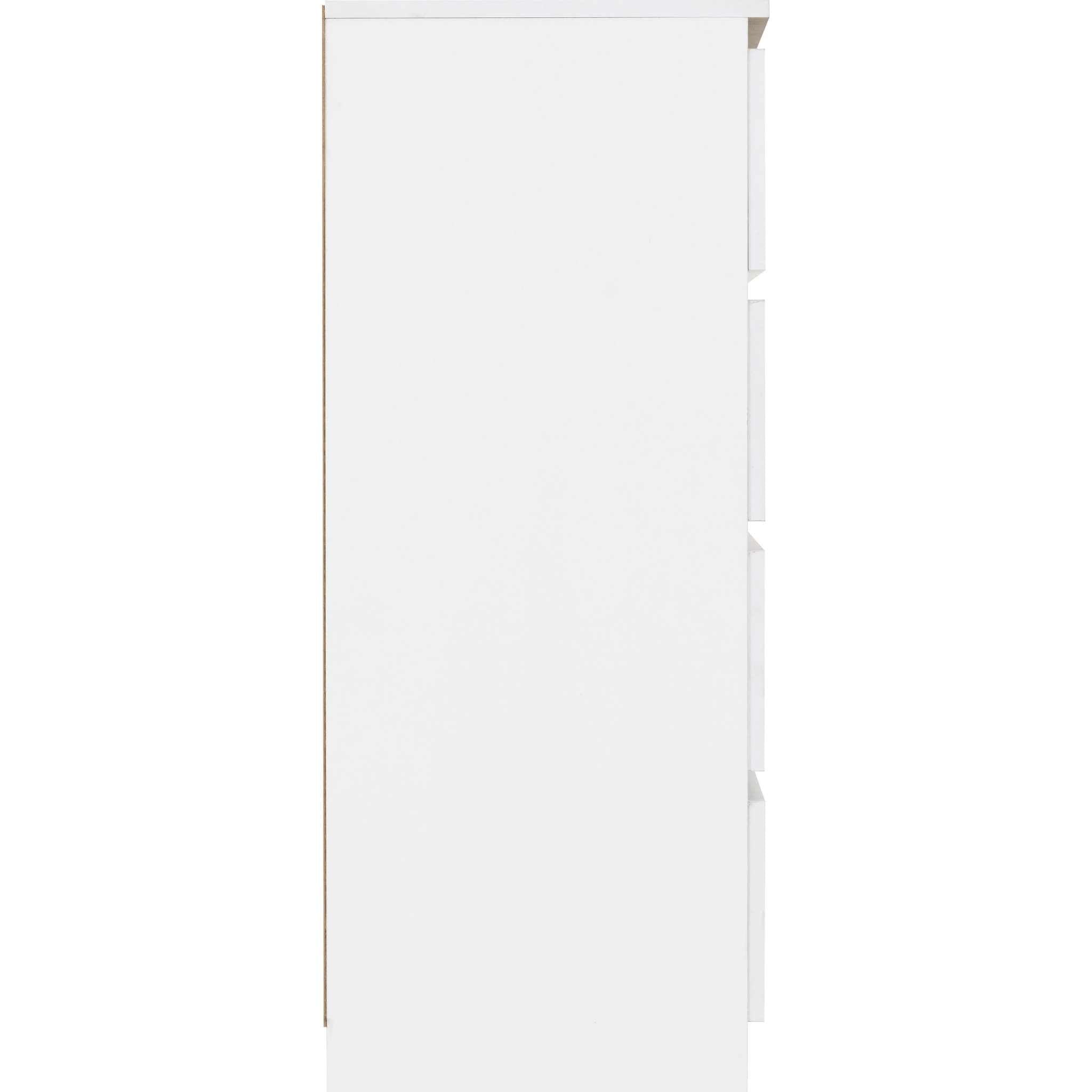 Malvern 8 Drawer Chest - White
