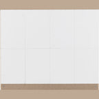 Malvern 8 Drawer Chest - White