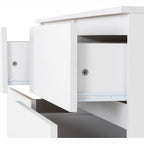 Malvern 8 Drawer Chest - White