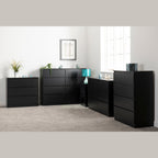 Malvern 4 Drawer Chest - Black