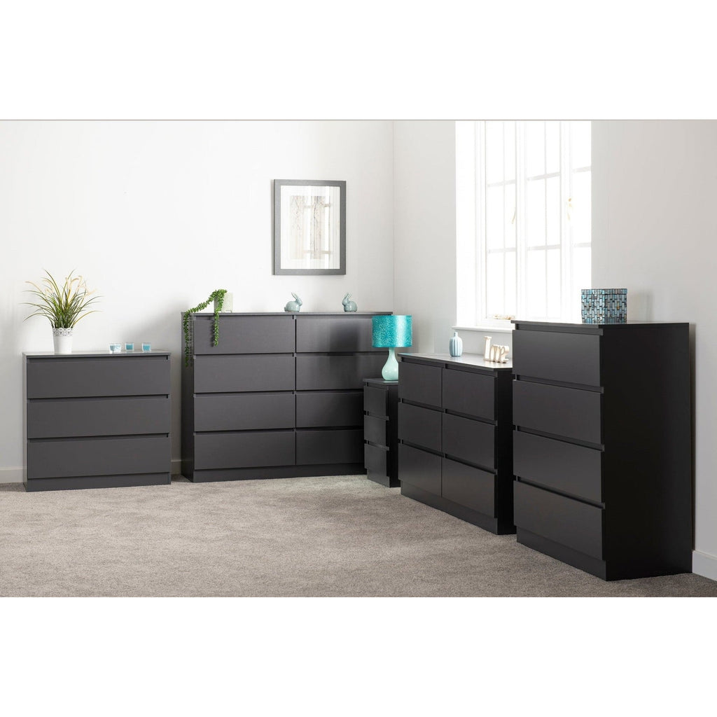 Malvern 8 Drawer Chest - Grey