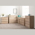 Malvern 4 Drawer Chest - Sonoma Oak Effect
