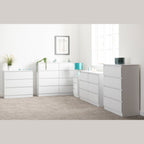 Malvern 8 Drawer Chest - White